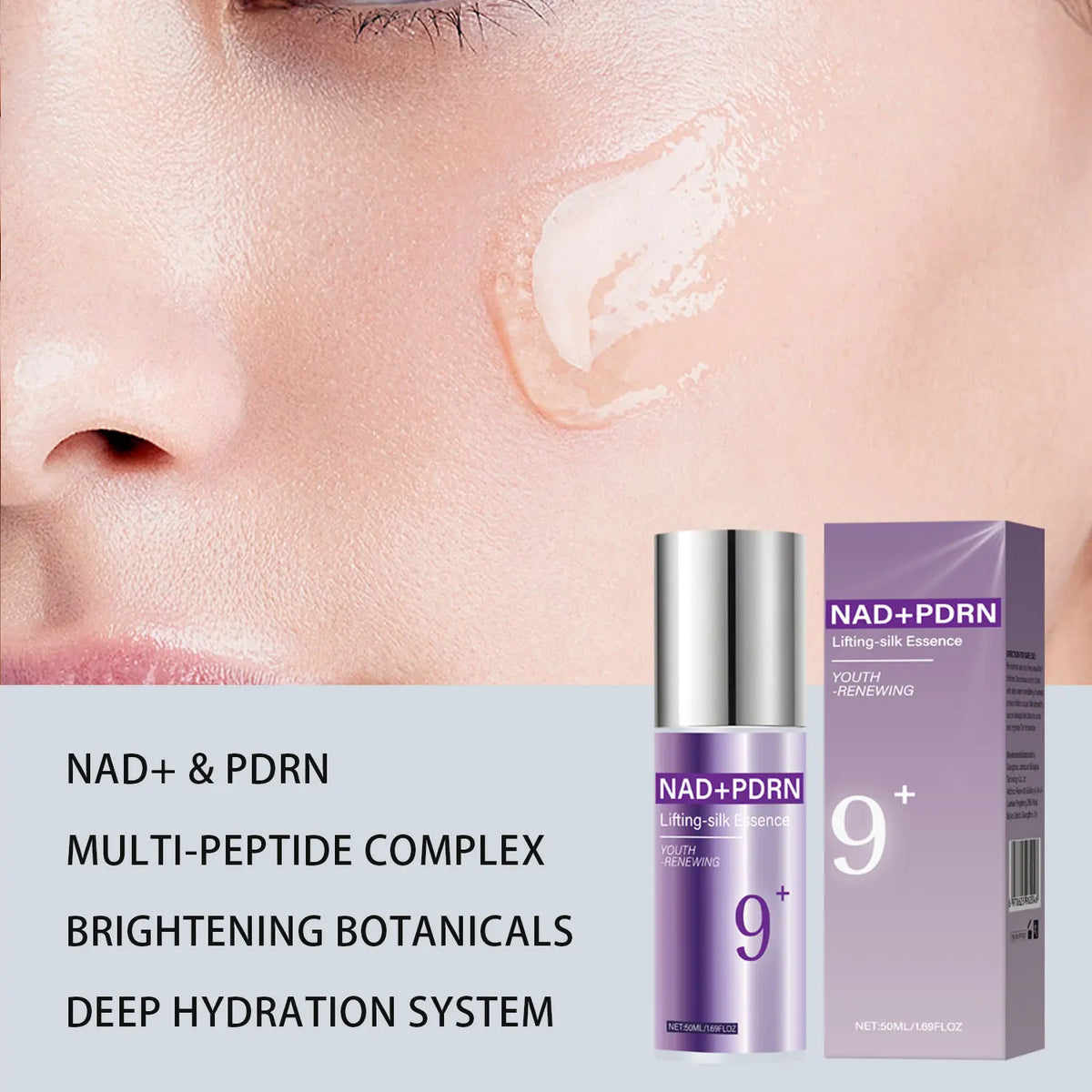 NAD+ PDRN lifting essence and glow toner by RAVEN KRONE, detail 6