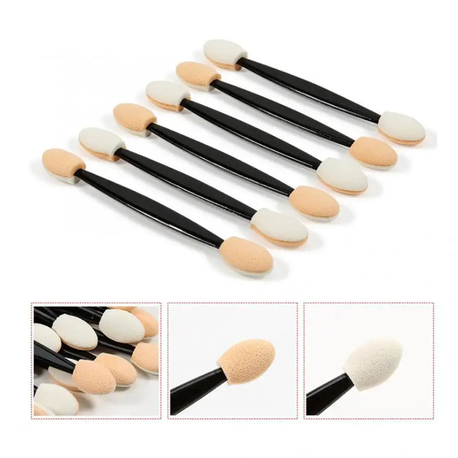 Disposable Eyeshadow Sponge Brushes Double-Sided