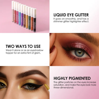 Metallic liquid eyeshadow by RAVEN KRONE, detail 12