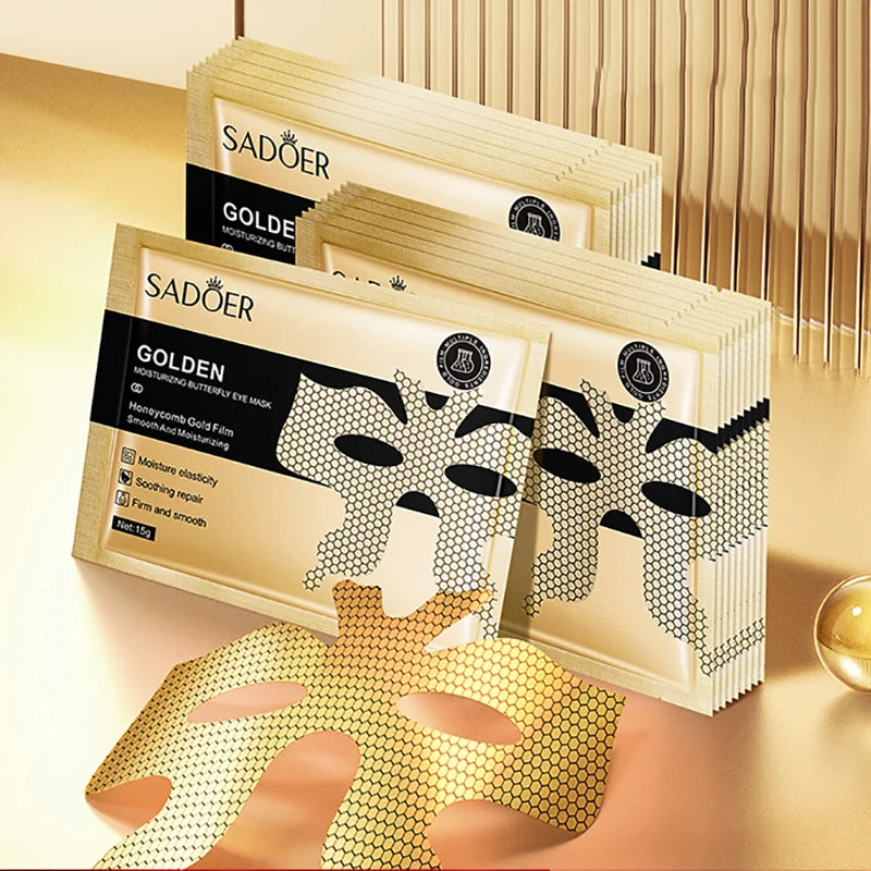 Peptide gold collagen eye patches by RAVEN KRONE, detail 2