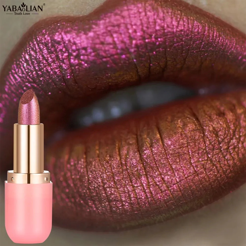 Aurora chameleon metallic lipstick by RAVEN KRONE, detail 2