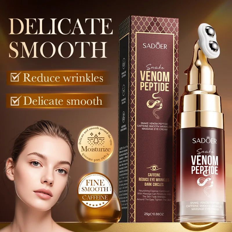 Snake venom-inspired caffeine eye serum by RAVEN KRONE, detail 3