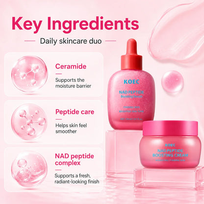 NAD peptide face serum and cream set by RAVEN KRONE, detail 5