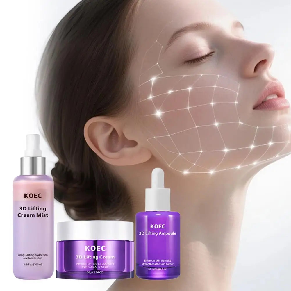 3D lifting face and neck skincare kit by RAVEN KRONE, detail 8