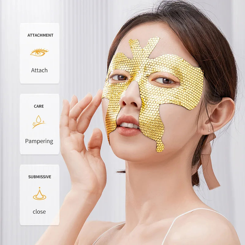 Peptide gold collagen eye patches by RAVEN KRONE, detail 3