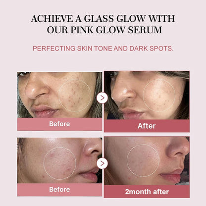 Pink Glow Salmon PDRN Collagen Peptide Serum 30ml | Brightening, Firming &amp; Deep Hydration