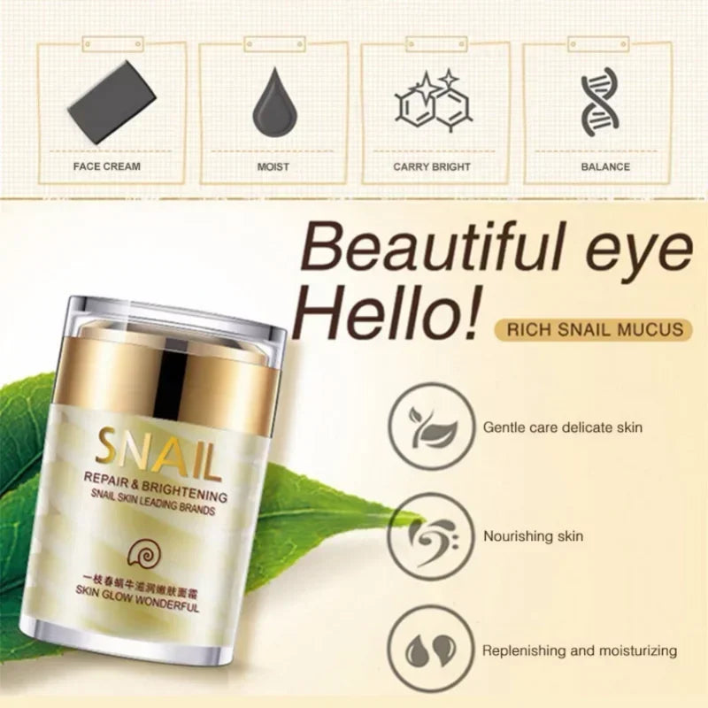 Advanced Skin Care Pack - Snail Collagen Face Cream & Anti-Wrinkle Firming Serum