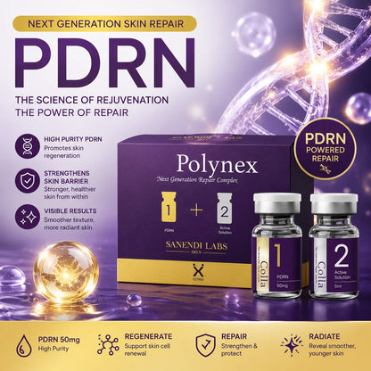 2-Step Korean Ampoule Kit – PDRN, NAD+, Collagen & Brightening, Powder + Solution, 6 Formulas