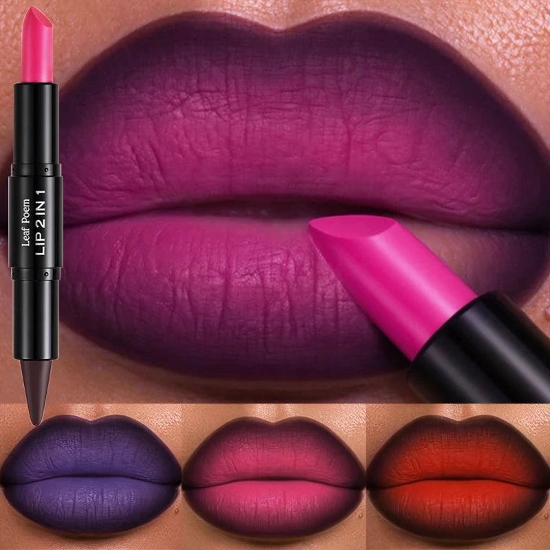 2-in-1 ombré lipstick and lip liner by RAVEN KRONE, detail 1