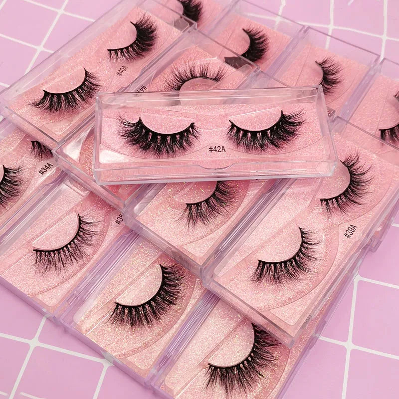 Eyelash Mink Eyelashes Handmade Full Strip Lashes Cruelty Free Luxury NP