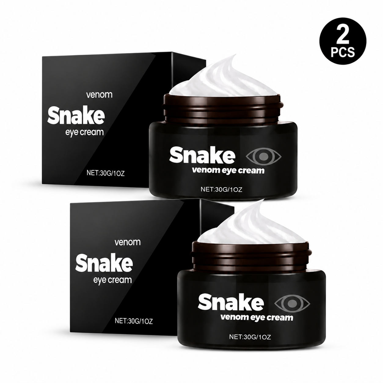 Snake Venom Eye Cream 30g | Firming, Anti-Wrinkle & Anti-Puffiness Eye Care
