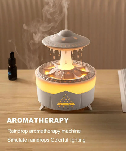 Humidificador de aire Aierwill ufo, difusor ultrasónico de aromaterapia, generador de niebla, difusor de aroma de aceites esenciales con control remoto