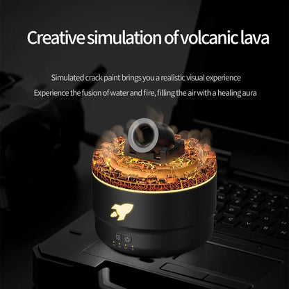 Humidificador Lava Crack: innovación elegante para aromaterapia y purificación del aire