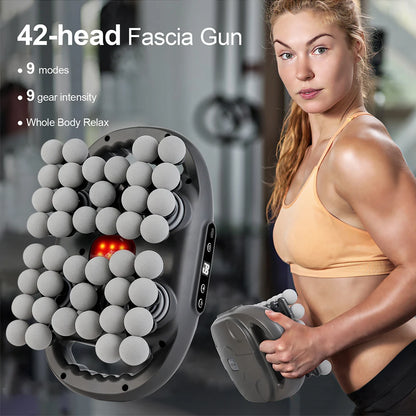 Fascia Gun with 42 Heads – High-Frequency Vibration