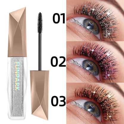 Eyelash Mascara Shimmer Long Lasting for Eyeshadow and Highlighter Liquid Eyeshadow