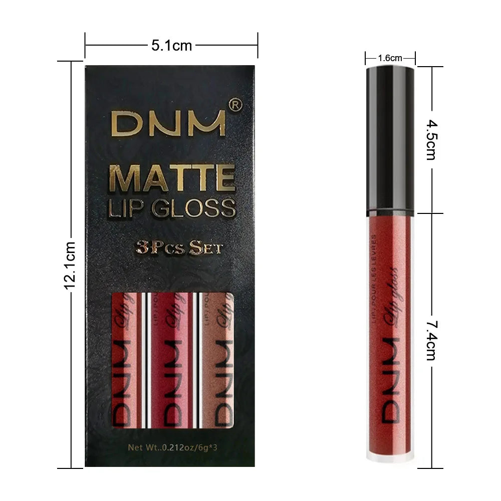 Matte liquid lipstick set of 3 by RAVEN KRONE, detail 2
