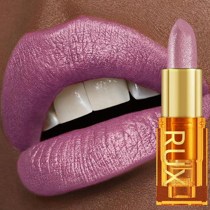 Pearl metallic glitter lipstick by RAVEN KRONE, detail 3