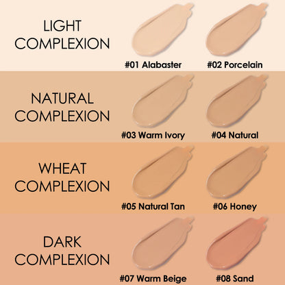 Full Coverage Liquid Foundation with Concealer