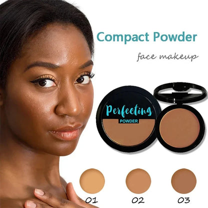 3-Tone Compact Powder - Dark Skin Foundation