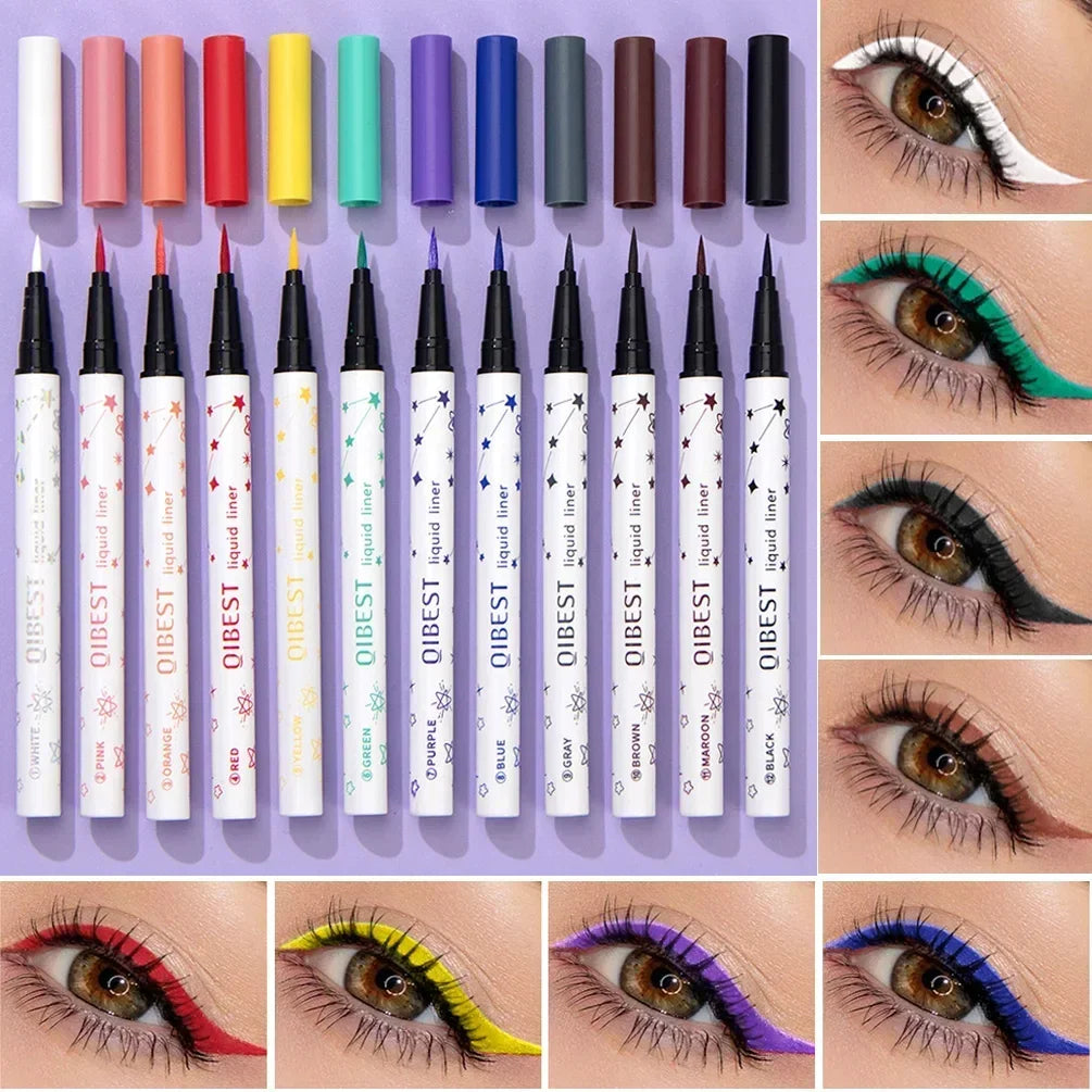 Colourful Eyeliner Liquid Waterproof Matte