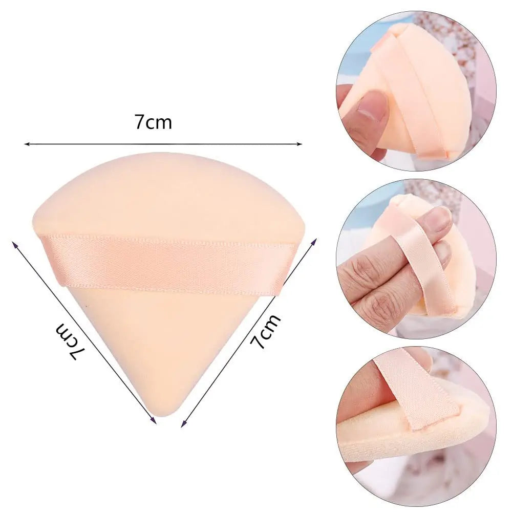 Washable Triangular Velvet Makeup Sponge