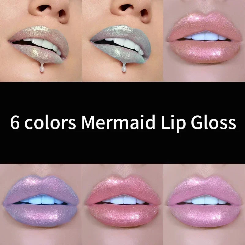 Mermaid glitter lip gloss tint by RAVEN KRONE, detail 11