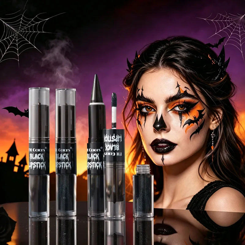 Black lip gloss and lip liner set by RAVEN KRONE, detail 4