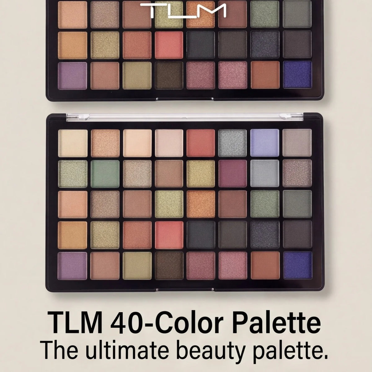 40-colour eyeshadow palette by RAVEN KRONE, detail 1
