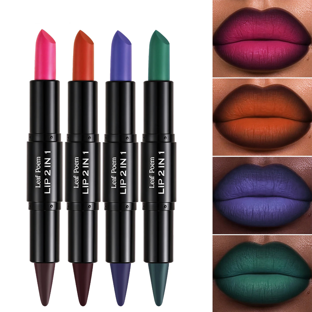 2-in-1 ombré lipstick and lip liner by RAVEN KRONE, detail 2