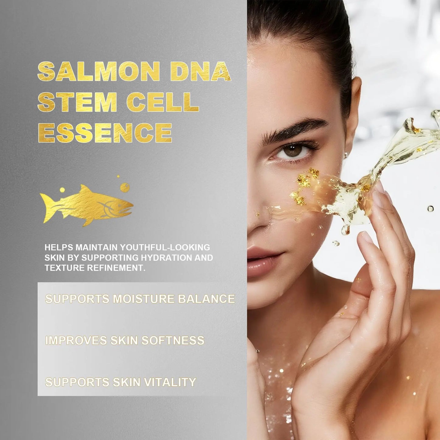 Salmon DNA PDRN Facial Serum 30ml | Hydrating, Brightening & Anti-Aging Korean Skincare
