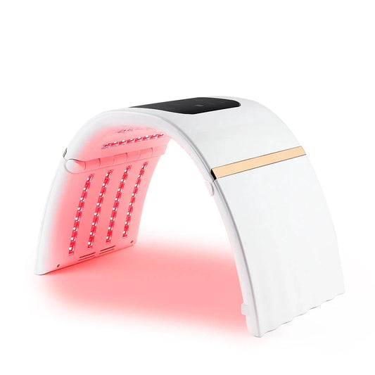 Máquina de fotones LED de 7 colores con cuentas de luz grandes para uso doméstico, máscara facial LED de alta energía, máquina PDT para el cuidado de la piel