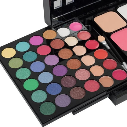 Kit de paleta de sombras de ojos con purpurina de 40/74/78 colores, mate, resistente al agua