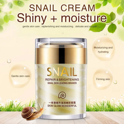 Snail Collagen Face Cream - Whitening, Moisturizing and Anti-Aging