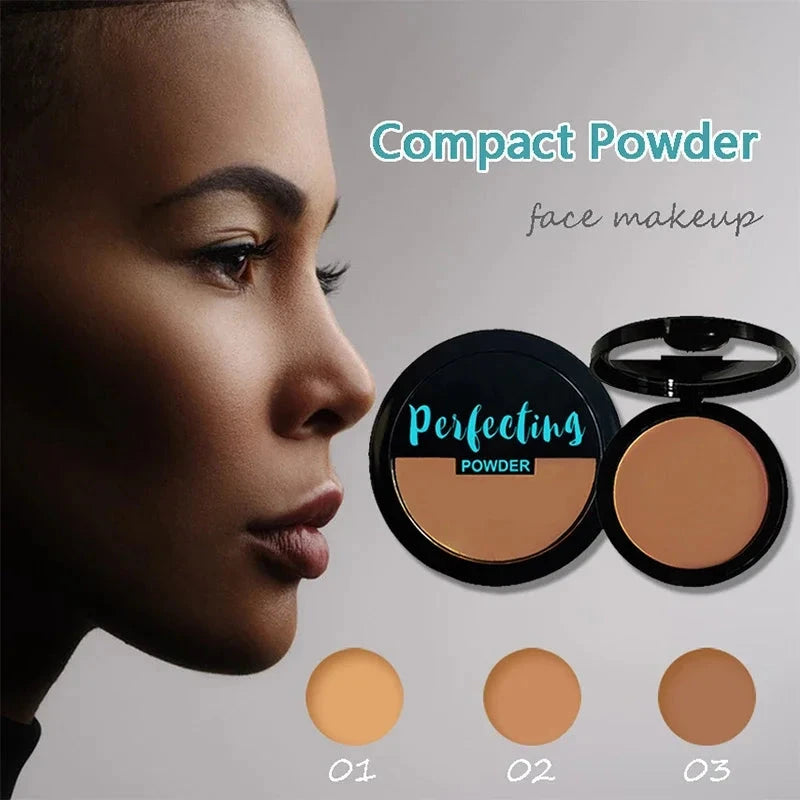 3-Tone Compact Powder - Dark Skin Foundation