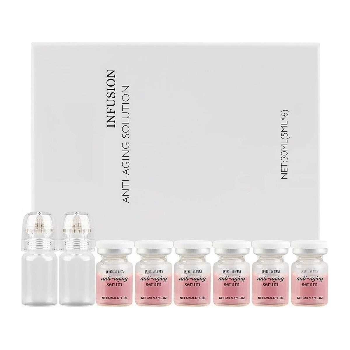 Korean microneedle hyaluronic acid essence set by RAVEN KRONE