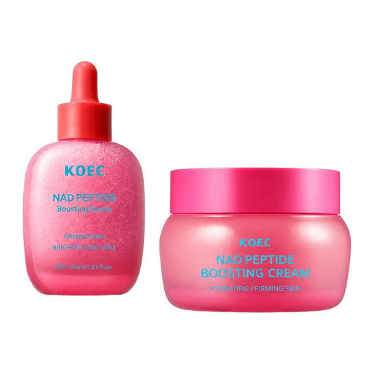 NAD peptide face serum and cream set by RAVEN KRONE