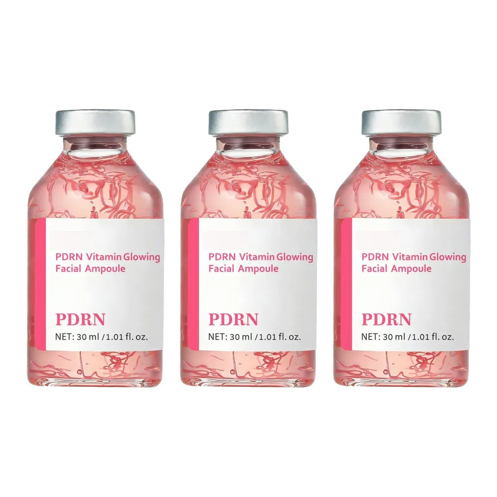 PDRN vitamin glowing facial ampoule, pack of 3, by RAVEN KRONE