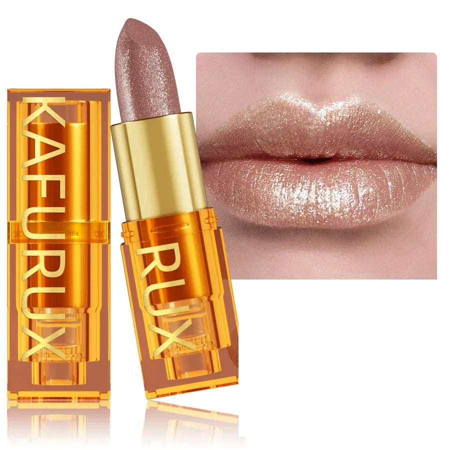 Pearl metallic glitter lipstick by RAVEN KRONE, shade 116