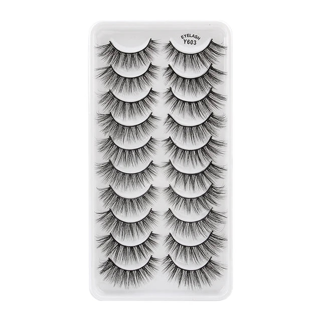 3D Mink Lashes Natural Eyelash Dramatic False Eyelashes NP