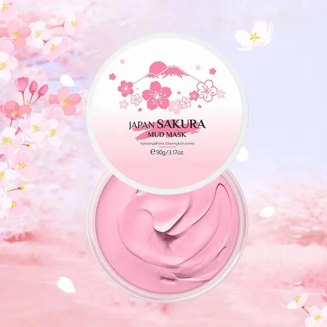 Sakura Volcanic Mud Mask - Deep Cleansing and Care for Oily Skin