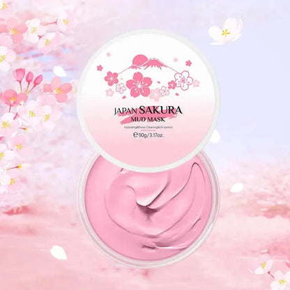 Sakura Volcanic Mud Mask - Deep Cleansing and Care for Oily Skin