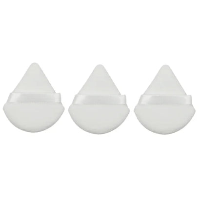 Esponja de maquillaje de terciopelo triangular lavable