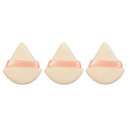 Esponja de maquillaje de terciopelo triangular lavable