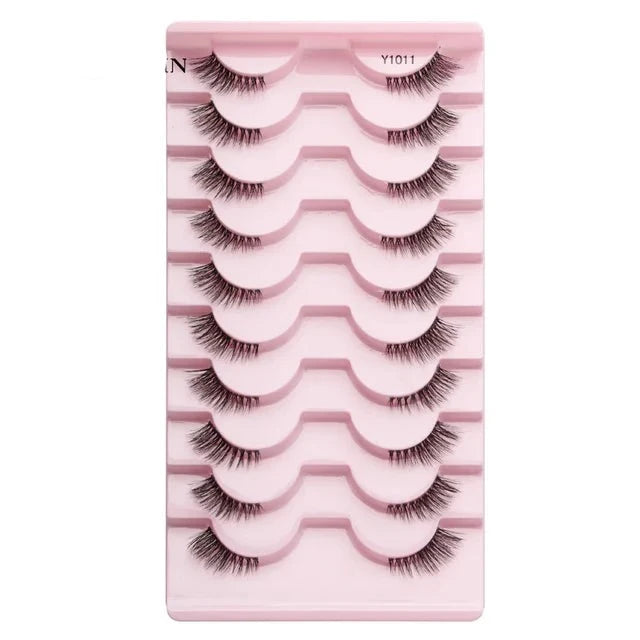 Half Fake Eyelashes 5/10 Half Lashes Soft Natural Cat Eye Lashes NP