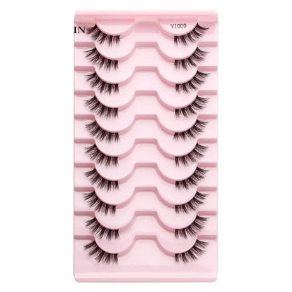 Half Fake Eyelashes 5/10 Half Lashes Soft Natural Cat Eye Lashes NP