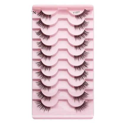 Half Fake Eyelashes 5/10 Half Lashes Soft Natural Cat Eye Lashes NP