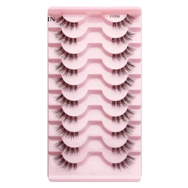 Half Fake Eyelashes 5/10 Half Lashes Soft Natural Cat Eye Lashes NP