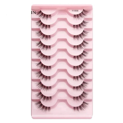 Half Fake Eyelashes 5/10 Half Lashes Soft Natural Cat Eye Lashes NP