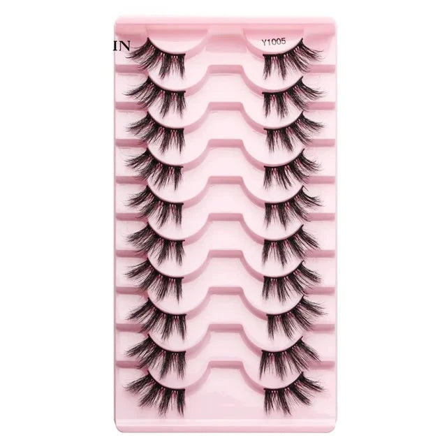 Half Fake Eyelashes 5/10 Half Lashes Soft Natural Cat Eye Lashes NP