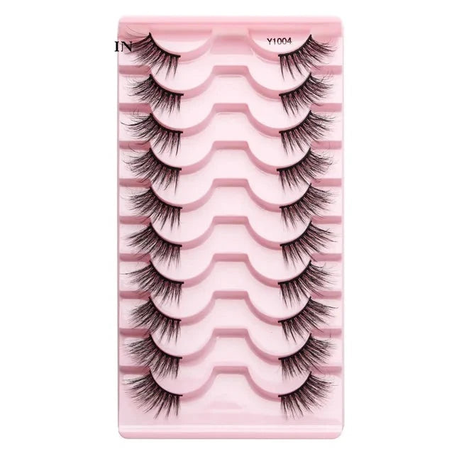 Half Fake Eyelashes 5/10 Half Lashes Soft Natural Cat Eye Lashes NP